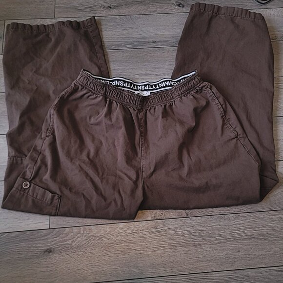 Brown Oversized Wide leg Sweatpants - Picture 6 of 7